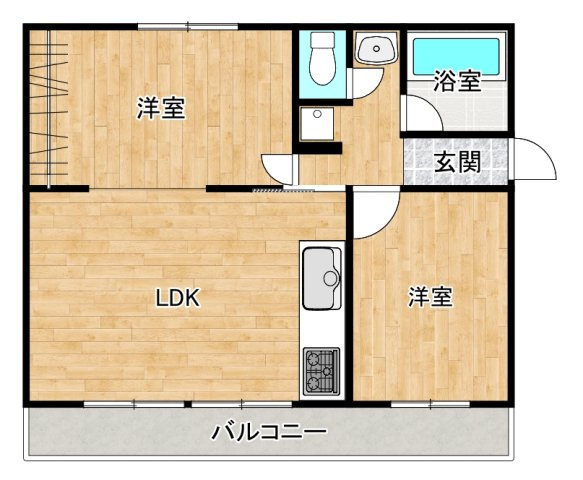 【間取り】 | 出水ガーデンハイツ１棟
