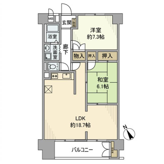 【間取り】 | 東武鶴瀬西口サンライトマンション