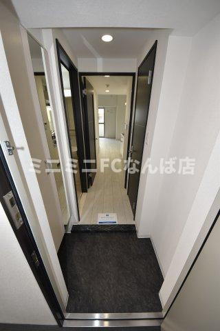 ノーブルスクエア新町の玄関|シンプルで使いやすい玄関です