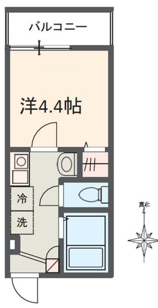 MELDIA東向島Ⅰの間取り