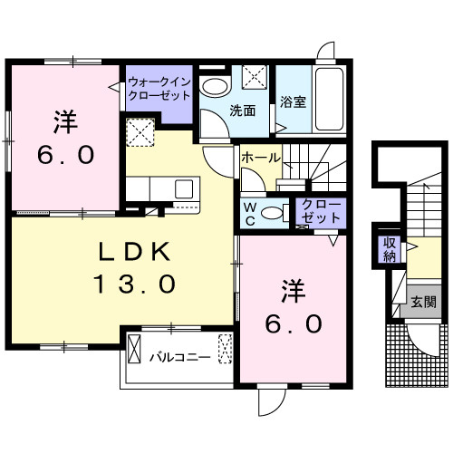 【間取り】 | パルテールⅢ