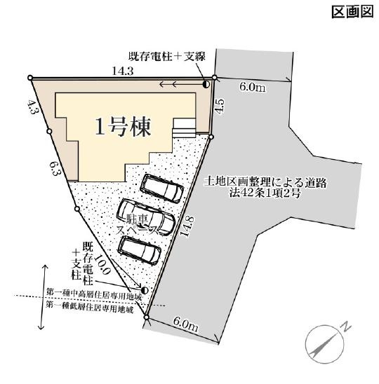 ひたちなか武田第6　新築戸建の区画図