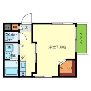 ＹＫハイツ舞子坂の間取り