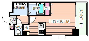 【間取り】 | ラグゼ江戸堀