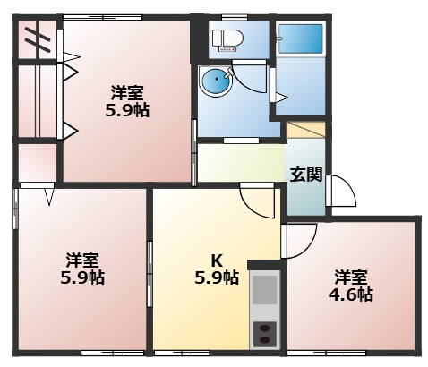 【間取り】 | ファミール高市
