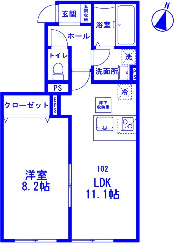 アンクレットの間取り