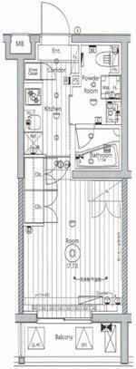 メイクス氷川台アジールコートの間取り