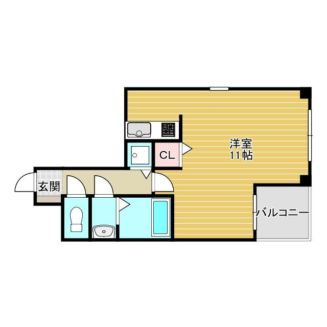 クレアールの間取り