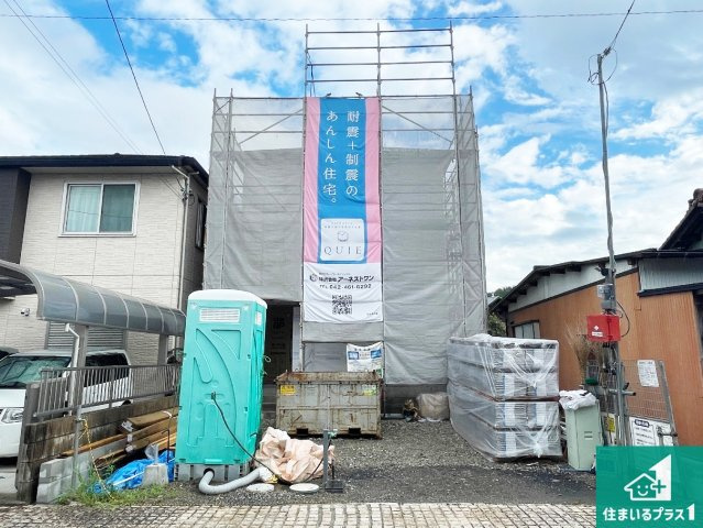 東近江市五個荘北町屋町　第1期　新築一戸建ての外観|現在建築中！落ち着いた街並みで新生活を始めることが出来そう！周辺の物件も併せてご紹介させて頂きます！