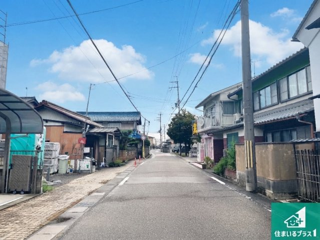 東近江市五個荘北町屋町　第1期　新築一戸建ての前面道路含む現地写真|現在建築中！落ち着いた街並みで新生活を始めることが出来そう！周辺の物件も併せてご紹介させて頂きます！