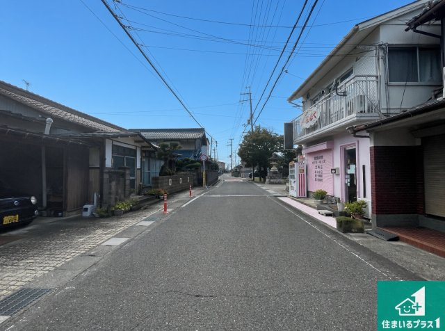東近江市五個荘北町屋町　第1期　新築一戸建ての前面道路含む現地写真|現在建築中！落ち着いた街並みで新生活を始めることが出来そう！周辺の物件も併せてご紹介させて頂きます！