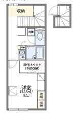 レオパレスナナの間取り