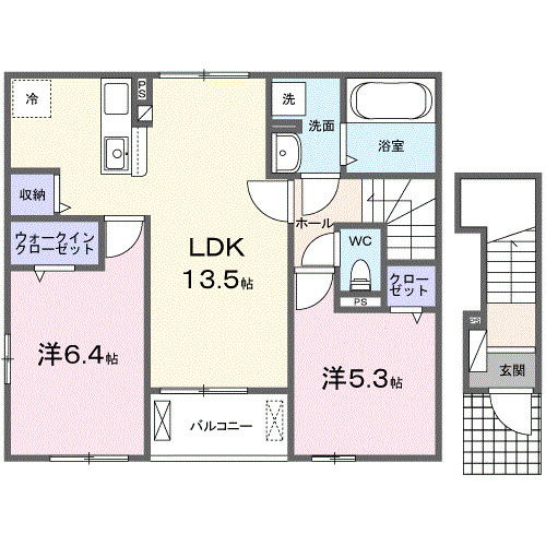 【間取り】 | サンリットⅡ　（和歌山市内原）