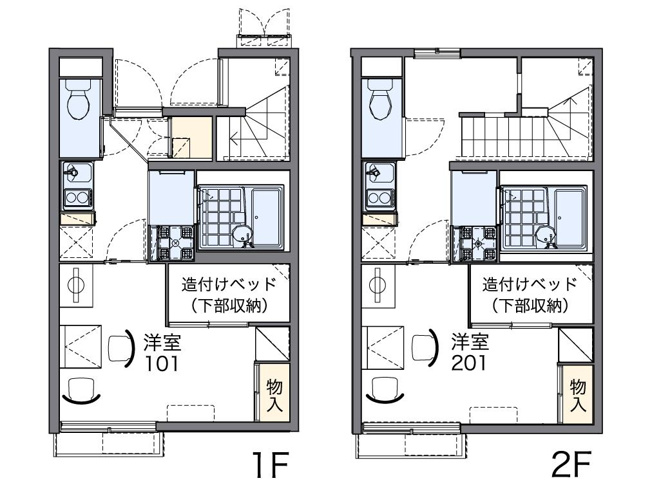 【間取り】 | レオパレスエブリシン | 画像2