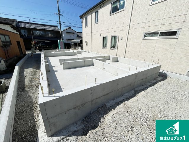 東近江市五個荘北町屋町　第1期　新築一戸建ての外観|現在建築中！落ち着いた街並みで新生活を始めることが出来そう！周辺の物件も併せてご紹介させて頂きます！