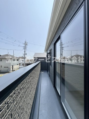【バルコニー】 | 藤枝市上当間 2期 新築一戸建て | 陽当たり良好なバルコニーです