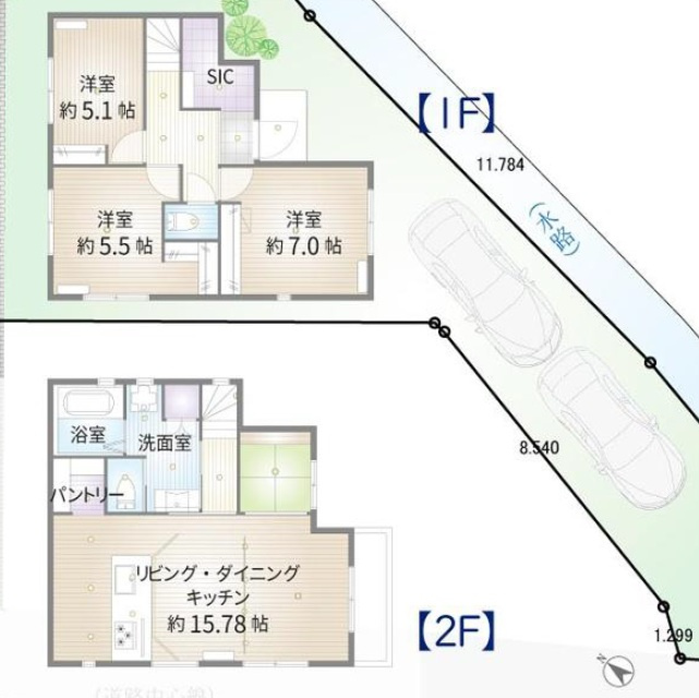 --弘明寺駅4分!新築3LDK--南区六ツ川1丁目新築戸建の画像