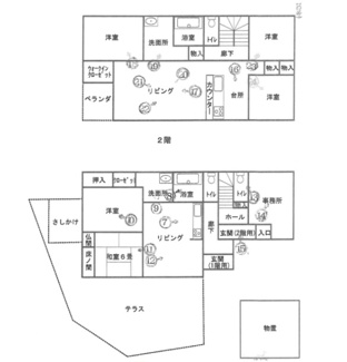 【間取り】 | 鹿児島県霧島市溝辺町有川