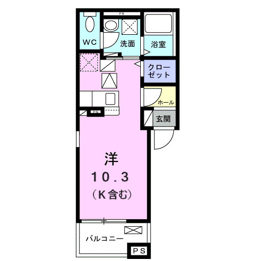 カルムコート向ヶ丘の間取り|間取図