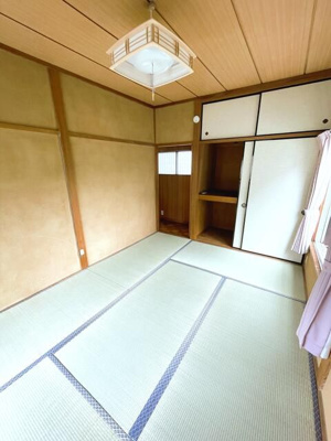 【寝室】 | 砂新田三丁目貸家 | ゆとりの広さです