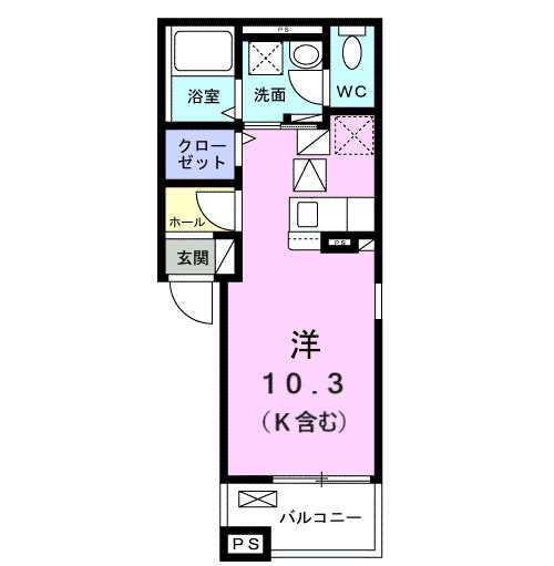 カルムコート向ヶ丘の間取り|間取図