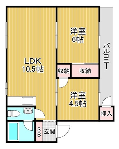 【間取り】 | 東田マンション