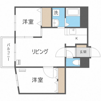 【間取り】 | コローレ琴似