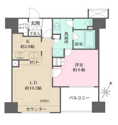 ＢＥＬＩＳＴＡ横浜の間取り