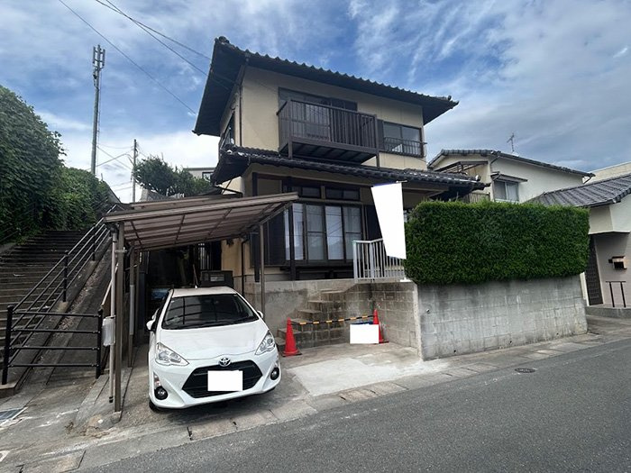 須惠町旅石戸建の外観