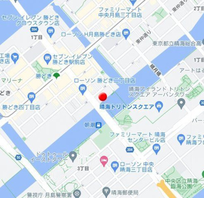 【地図】 | NSGATE勝どき(エヌエスゲート勝どき)
