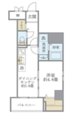 シティフォレスト森下の間取り