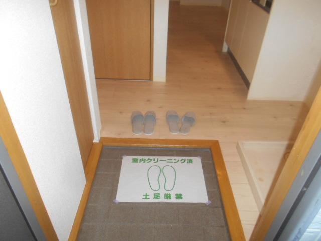 落ち着いた玄関です
