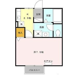 【間取り】 | ホワイトクレイン | お部屋の間取りです