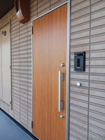 シンプルで使いやすい玄関です