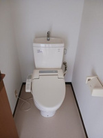 コンパクトで使いやすいトイレです