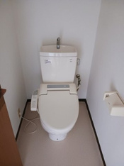 コンパクトで使いやすいトイレです