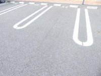 駐車場に車を止められます