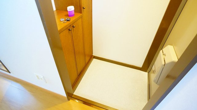 明るい玄関です