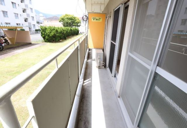 ビレッジハウス福田本町1号棟のバルコニー