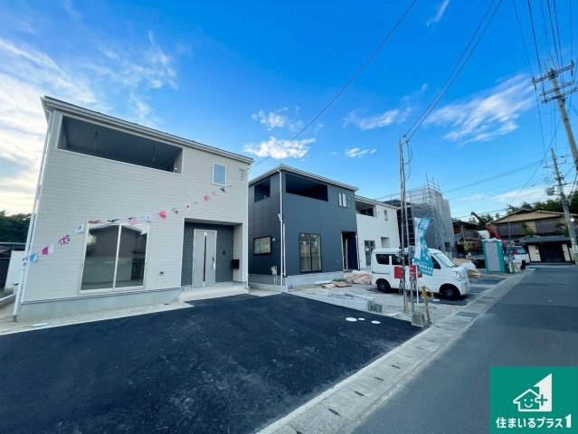 京都市西京区大原野灰方町　第1期　新築一戸建ての外観|現在建築中！落ち着いた街並みで新生活を始めることが出来そう！周辺の物件も併せてご紹介させて頂きます！