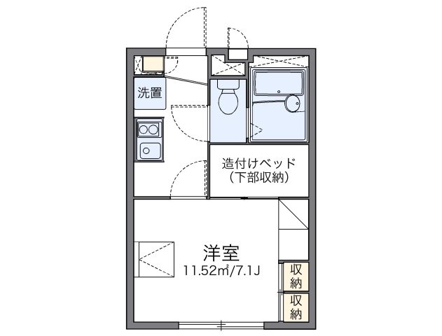 代表的な間取のため実際の間取とは異なる場合があります