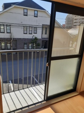 コスモハイツのバルコニー