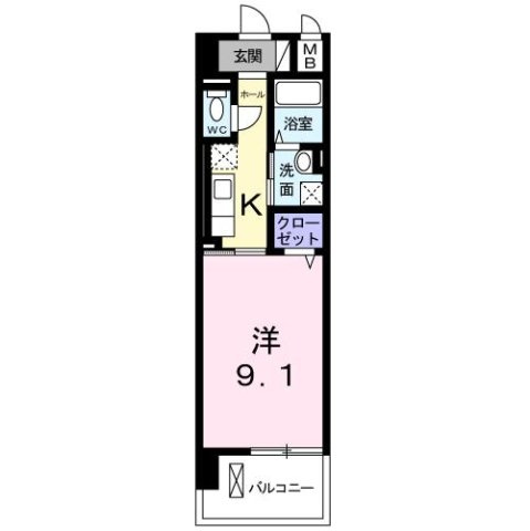 エスポワール南林間の間取り