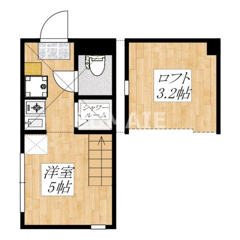 江戸川区西小岩４丁目のアパートの間取り|間取り☆