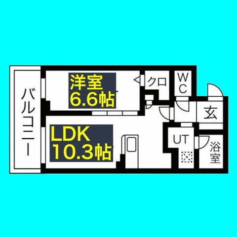 JMFレジデンス名駅南(旧:Dimora名駅南)の間取り