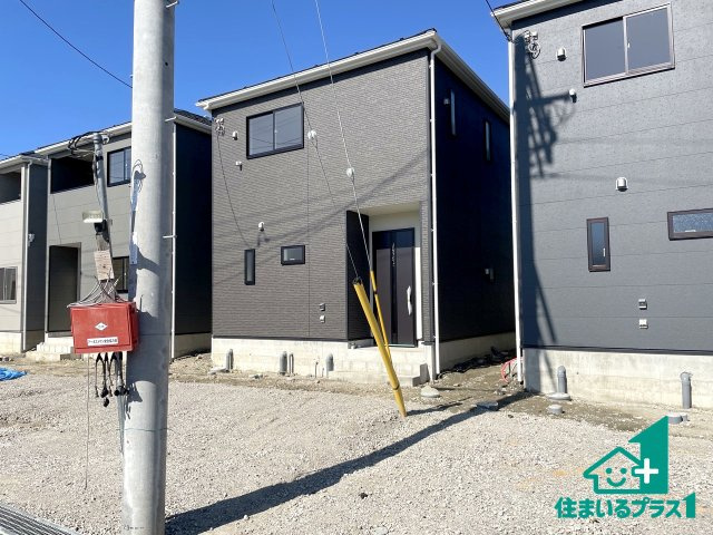 ★東近江市五個荘簗瀬町　第3期　新築一戸建ての外観|安心の10年保証！外観を美しく保ち、雨水で汚れを落とします！気になることがありましたら、お気軽にお問い合わせください！