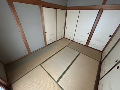 【和室】 | 河内南一丁目　戸建 | 6帖和室　1階