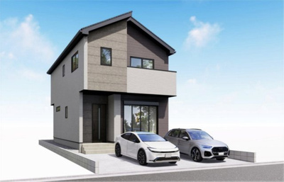【外観パース】 | 名古屋市千種区上野３期新築戸建 | キャンペーン対象物件です♪詳細は弊社ホームページもしくはスタッフまでお気軽にお問合せ下さいませ♪ お役に立てる自信があります♪