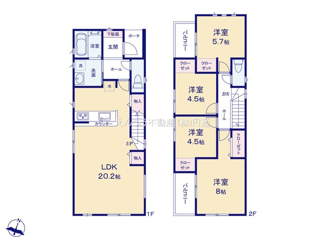 ファーストタウン第2林島町の間取り
