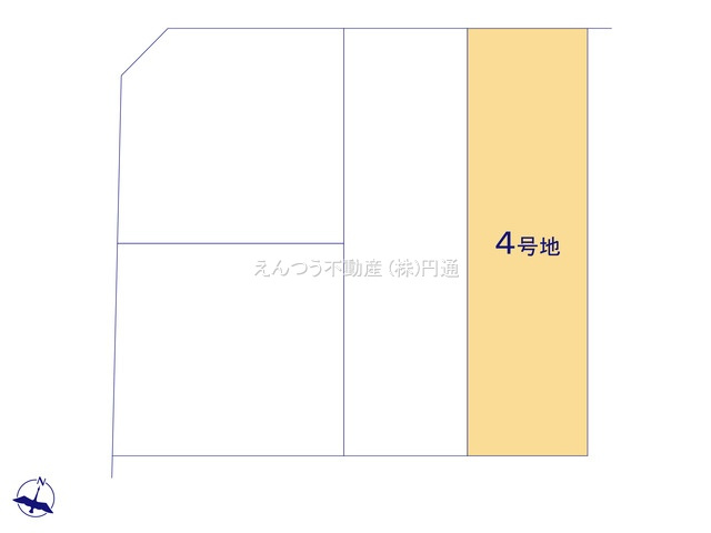 ファーストタウン第2林島町の区画図